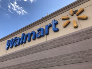 アメリカのスーパーマーケット、ウォルマートです。